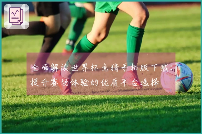 全面解读世界杯竞猜手机版下载：提升赛场体验的优质平台选择