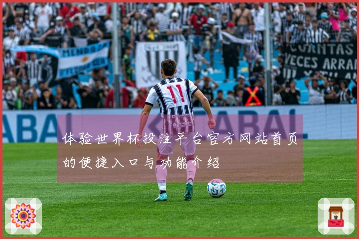 体验世界杯投注平台官方网站首页的便捷入口与功能介绍